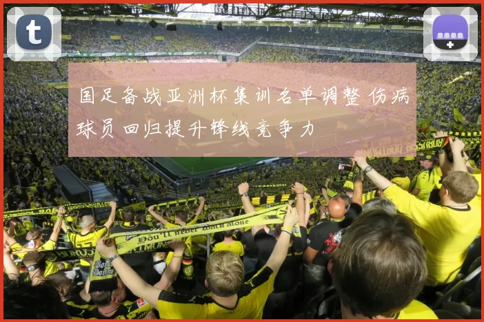 国足备战亚洲杯集训名单调整 伤病球员回归提升锋线竞争力