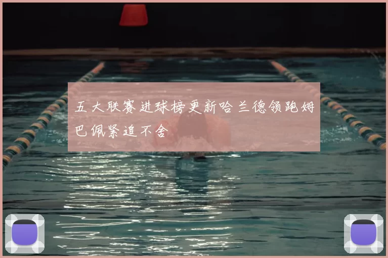 五大联赛进球榜更新哈兰德领跑姆巴佩紧追不舍
