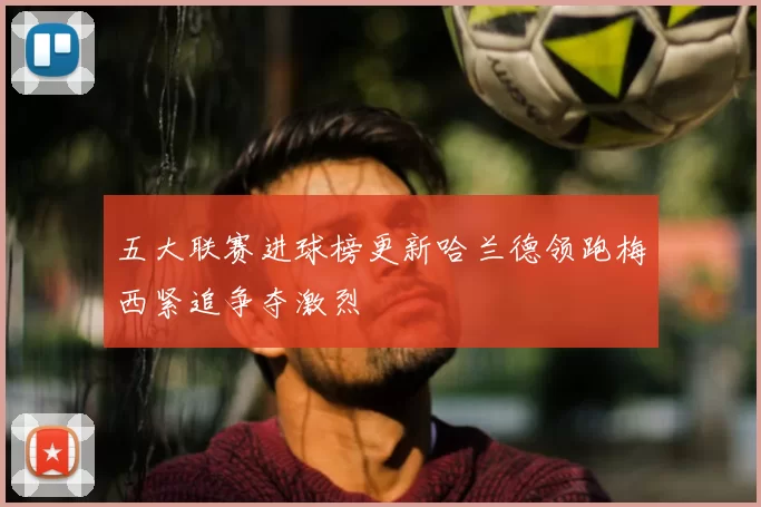 五大联赛进球榜更新哈兰德领跑梅西紧追争夺激烈